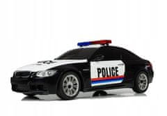 Lean-toys Auto Na Dálkové Ovládání Policie 1:18 R/C