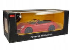 Lean-toys Auto R/C Porsche 911 Rastar 1:14 Červené Na Dálkové Ovládání