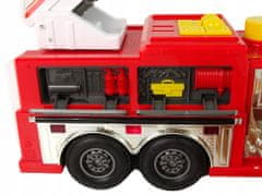 Lean-toys Hasičský Vůz Hasičský Záchranný Sbor Zvuky Světla Červená