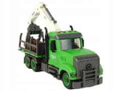 Lean-toys Vozidlo Na Přepravu Dřeva Zelená