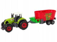 Lean-toys Sada Zemědělských Strojů Traktor Kombajn Přívěs