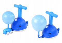 Lean-toys Balónový Vystřelovač Delfín Aerodynamické Auto