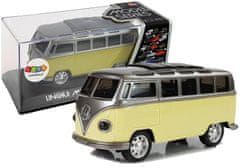 Lean-toys Autobus Resorak S Nátahem Žlutý Světly A D