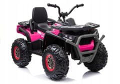 Lean-toys Quad Na Baterie Xmx607 Růžový Lak