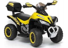 Lean-toys Quad Na Baterie Gts1188-A Žlutá