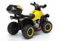 Lean-toys Quad Na Baterie Gts1188-A Žlutá