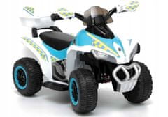 Lean-toys Quad Na Baterie Gts1188-A Bílá Policejní