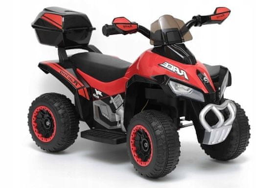 Lean-toys Quad Na Baterie Gts1188-A Červená