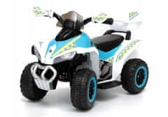 Lean-toys Quad Na Baterie Gts1188-A Bílá Policejní