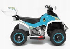 Lean-toys Quad Na Baterie Gts1188-A Bílá Policejní