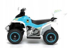 Lean-toys Quad Na Baterie Gts1188-A Bílá Policejní