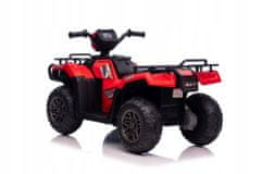 Lean-toys Quad Na Baterie Jc915 Červená