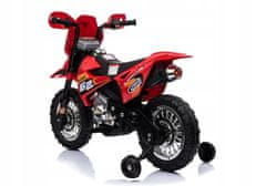 Lean-toys Motocykl Na Baterie Cross Bdm0912 Červený