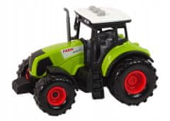 Lean-toys Velký Traktor Led Světla Zvuky 2 Stroje Farm 