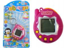 Lean-toys Hra Elektronické Zvířátko Tamagotchi Růžové