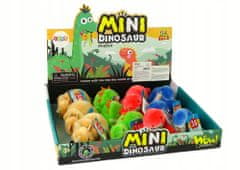 Lean-toys Mini Plyšák Zvířátka Dinosaurus 4 Druhy