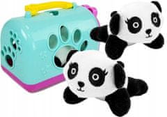 Lean-toys Malá Panda S Transportérem Maskot