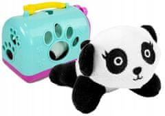 Lean-toys Malá Panda S Transportérem Maskot