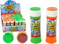 Lean-toys Mýdlové Bubliny 45Ml Oranžové Zelené