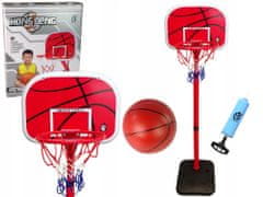 Lean-toys Basketbalový Koš Pro Děti Koš Míč Zahrada 160 Cm