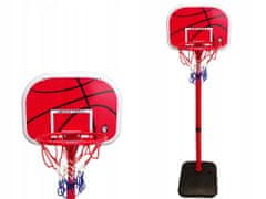 Lean-toys Basketbalový Koš Pro Děti Koš Míč Zahrada 160 Cm