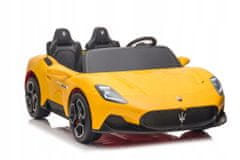Lean-toys Auto Na Baterie Maserati Mc20 Žluté
