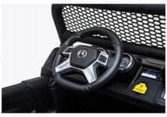 Lean-toys Auto Na Baterie Mercedes Unimog Black