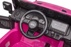 Lean-toys Auto Na Baterie Jeep Wrangler Rubicon Dk-Jwr555 Růžové