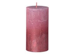 Bolsius Rustic Sunset Válec 68x130mm Ash Rose + Red svíčka