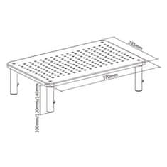 Gembird Držák podstavec pod monitor MS-TABLE-01, černý