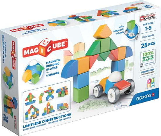 Geomag Magnetické kostky Magicube Shapes 25 kostek