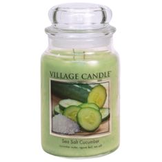 Village Candle Sea Salt Cucumber Doba hoření: 105 hodin