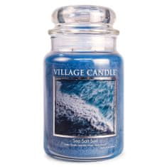 Village Candle Sea Salt Surf Doba hoření: 105 hodin, Víčko: skleněné