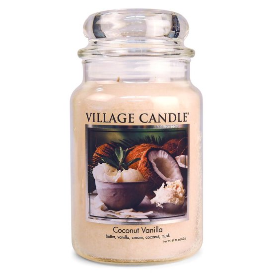 Village Candle Coconut Vanilla Doba hoření: 170 hodin