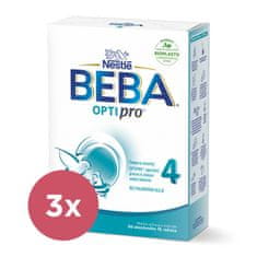 BEBA 3x OPTIPRO 4 Mléko batolecí, 500 g