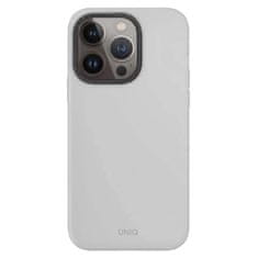 UNIQ UNIQ Lino Hue silikonový kryt iPhone 15 Pro Šedá