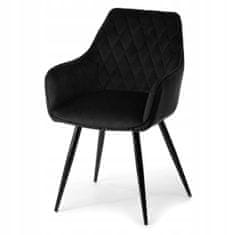 ModernHome Židle Sametti Black