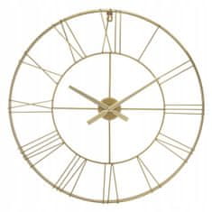 ModernHome Nástěnné Hodiny Cason Gold 70 Cm