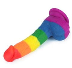 Lovetoy Lovetoy PRIDER LGBT rainbow dildo 8"