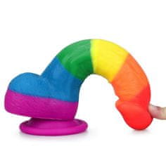 Lovetoy Lovetoy PRIDER LGBT rainbow dildo 8"