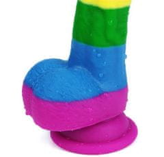 Lovetoy Lovetoy PRIDER LGBT rainbow dildo 8"