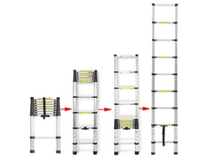 MXM Žebřík skládací, hliníkový 3,2m