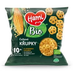 Hami BIO Křupky čočkové s lahodnou kukuřicí 20 g, 10+