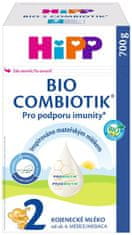 HiPP 2 BIO Combiotik pokračovací mléčná kojenecká výživa , od uk. 6. měsíce, 700 g