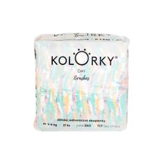 KOLORKY DAY Pleny jednorázové eko, štětec M (5-8 kg) 21 ks