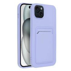 OEM Pouzdro OEM case CARD pro IPHONE 15 Plus violet