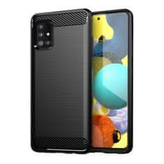 FORCELL Pouzdro Forcell Carbon Case pro SAMSUNG A71 , černé