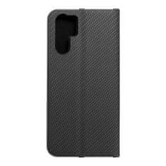 FORCELL Pouzdro LUNA Book Carbon pro HUAWEI P30 Pro , černé 5903396009501