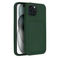 OEM Pouzdro OEM case CARD pro IPHONE 15 green