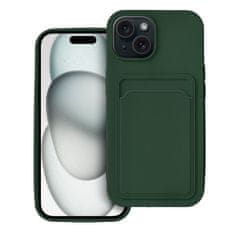 OEM Pouzdro OEM case CARD pro IPHONE 15 green